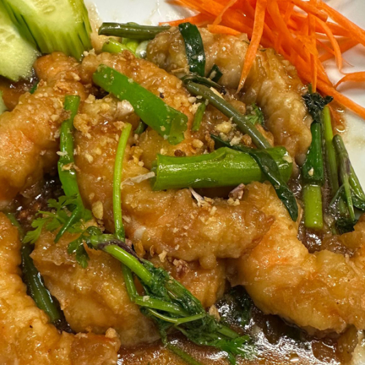 Garlic Shrimp Stir-Fry