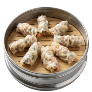 Spicy Shrimp Roll Dumplings (매운새우만두)