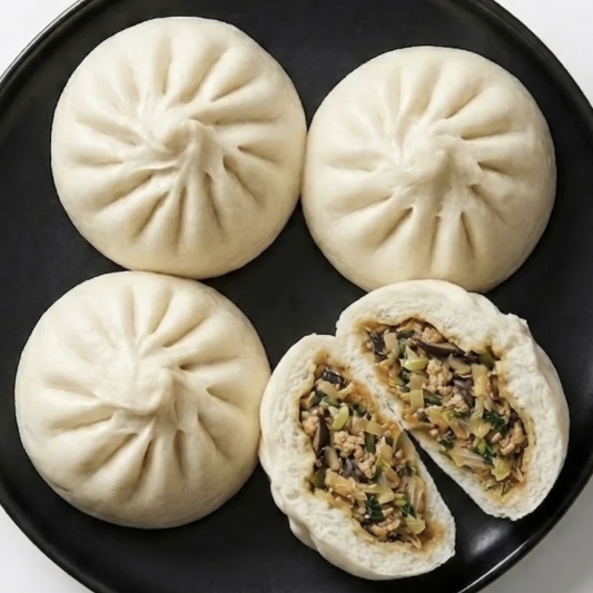 Kimchi King-Steamed Dumplings (김치왕만두)