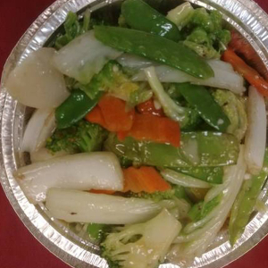 76. Mixed Vegetables Saut&eacute;ed in Wok