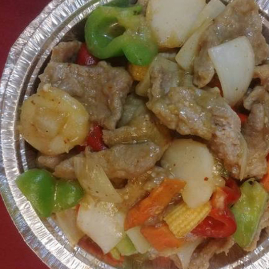 42. Beef Saut&eacute;ed in Curry Sauce