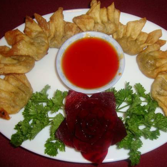 15. Curried Fried Wontons with Beef (8 pcs)