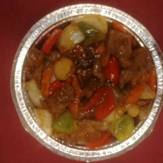43. Beef Saut&eacute;ed in Thai Sauce