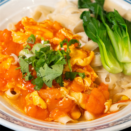 Tomato and Egg Noodles 西红柿鸡蛋面