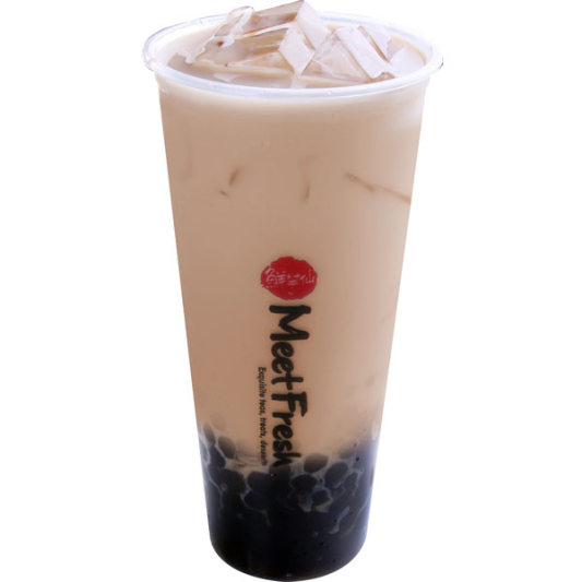 Boba Green Milk Tea (Cold) 珍珠奶绿 (冷)