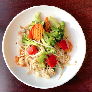 V13. Wok Fried Lemongrass Vegetables