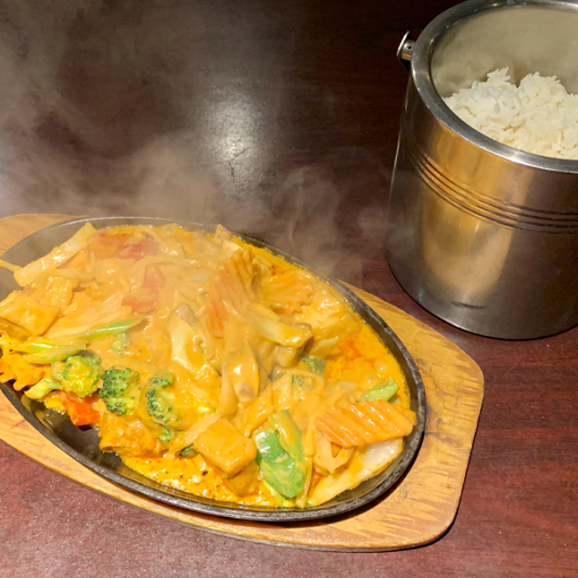 91. Sizzling Red Curry Coconut Tofu