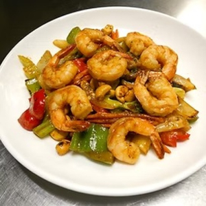 73. Cashew Nut Prawns