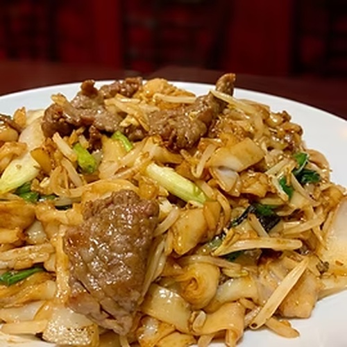 69В. Sliced Beef & Mixed Veggies with Rice Noodles