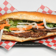 B5. Grilled Beef Sate Banh Mi - B&ograve; Nướng