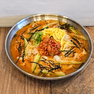 Kimchi Cold Broth Kalguksu 김치말이 칼국수