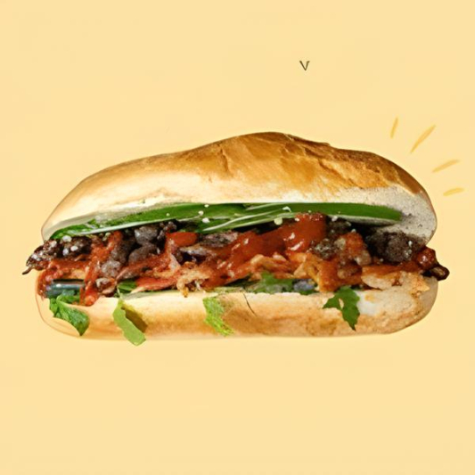 6. Korean BBQ Beef Sandwich / B&aacute;nh M&igrave; B&ograve; Nướng