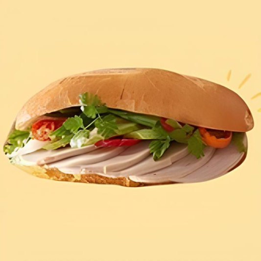 2. Pork Roll Sandwich / B&aacute;nh M&igrave; Chả Lụa