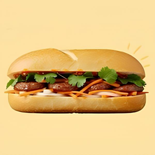 3. Pork Sausage Sandwich / B&aacute;nh M&igrave; Nem Nướng