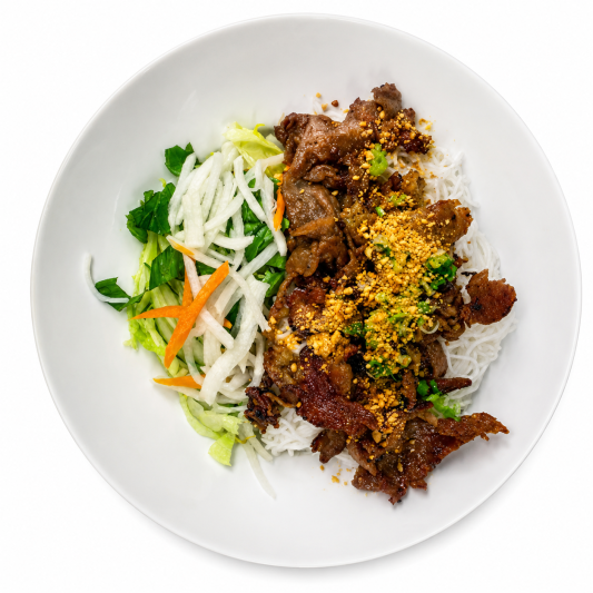 B2. Grilled Boneless Pork Slice Vermicelli Salad / Sườn Nướng