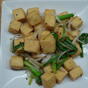 120. Salt & Pepper Tofu