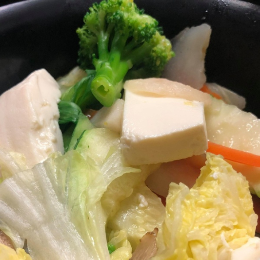 12. Vegetables with Tofu Soup