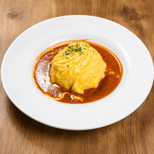 9. Plain Omurice