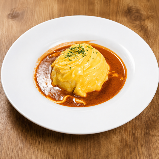 9. Plain Omurice (Lunch)