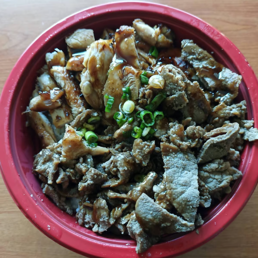 Chicken & Beef Teriyaki Bowl