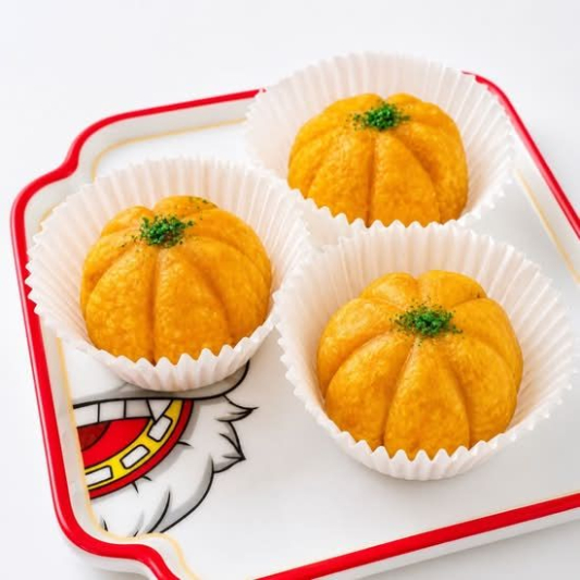 11. Pumpkin Red Bean Ball (3 pcs) 南瓜煎堆