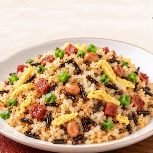 Stir-Fried Wild Rice & Sticky Rice