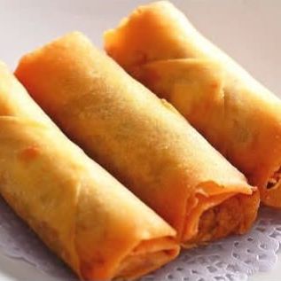 14. Deep-Fried Veggie Spring Rolls (3 pcs) 田园素春卷