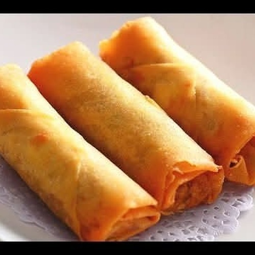  Deep-Fried Veggie Spring Rolls (3 pcs) 田园素春卷