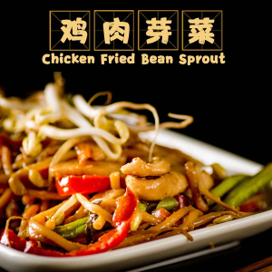 Chicken Fried Bean Sprout / 鸡肉芽菜