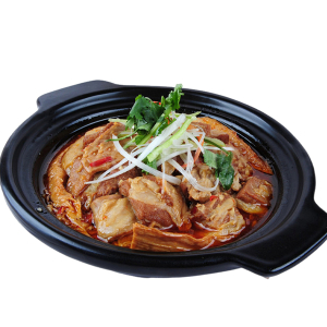 Lamb, Tofu, Vegetables and Thin Rice Noodles
