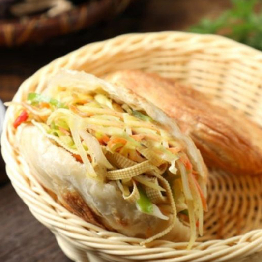 Vegetarian Roujiamo