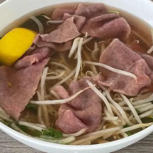 Rare Steak Noodle Soup