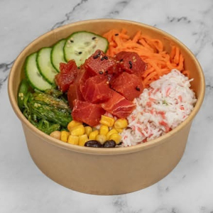 Tuna Power Bowl with Miso Soup