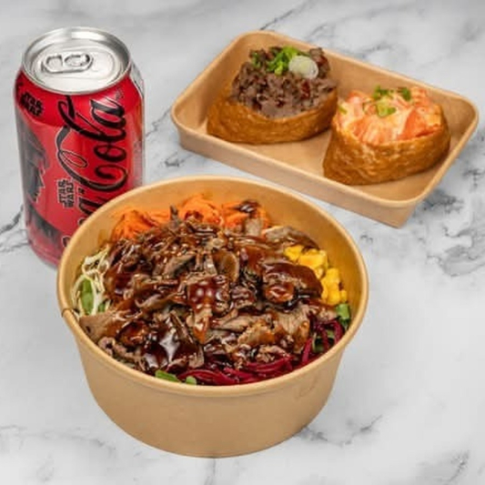 Beef Teriyaki Power Bowl Combo