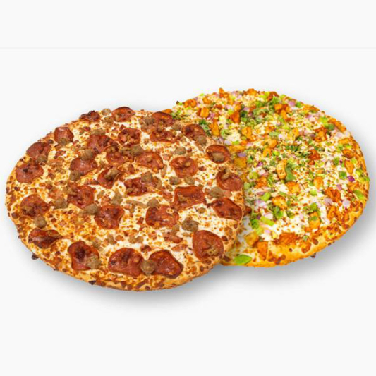 2 Medium Pizza with 6 Toppings