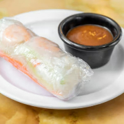 A5. Spring Roll (1 pc) & Gyoza (6 pcs)