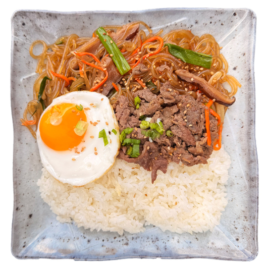 Japchae Rice Bowl
