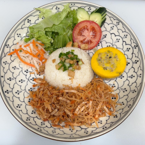 Steamed Egg Meatloaf, Shredded Pork Skin / Chả, B&igrave;