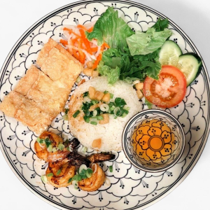 Bean Curd Wrapped Shrimp, Grilled Shrimp / T&agrave;u Hủ Ky, T&ocirc;m Nướng