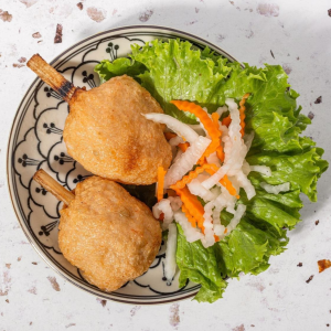 Grilled Sugarcane Shrimp