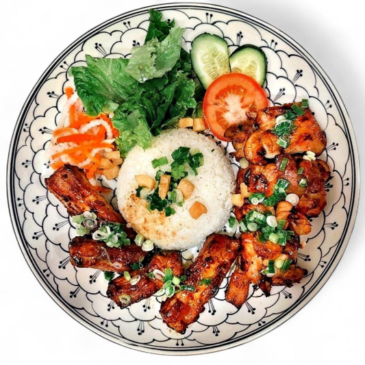 Grilled Spare Ribs, Grilled Chicken / Sườn Cọng, G&agrave; Nướng