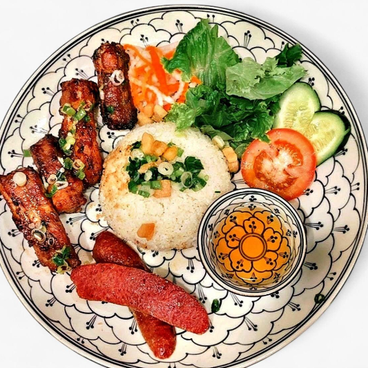 Grilled Spare Ribs, Vietnamese Sausage / Sườn Cọng, Lạp Xưởng