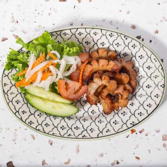 Grilled Pork Jowl / M&aacute; Heo Nướng