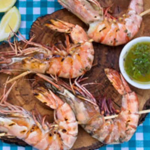Prawn Souvlaki