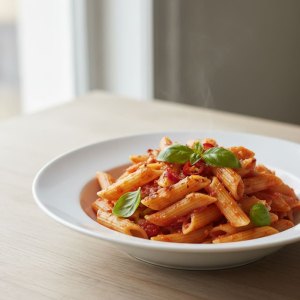 Pasta Penne Arrabbiata (Angry Penne Pasta)