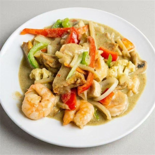 Green Curry Shrimp
