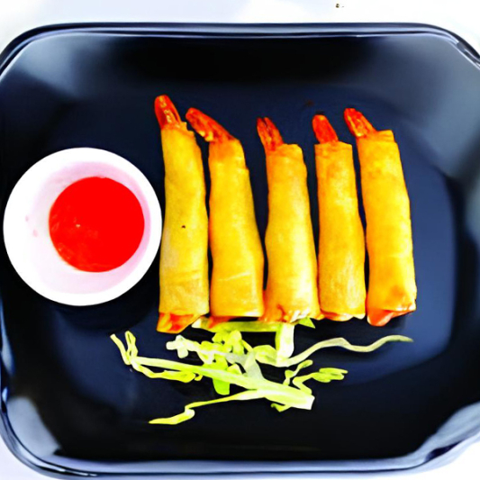 A15. Fried Crispy Shrimp Rolls (5 pcs) / Chả Gi&ograve; T&ocirc;m