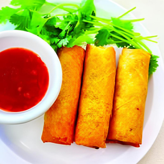 A12. Fried Egg Rolls (3 pcs) / Chả Gi&ograve;
