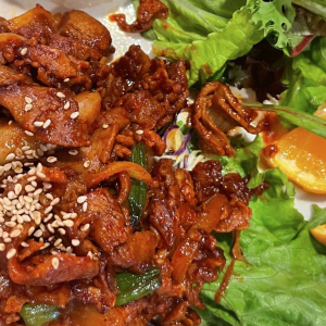 Spicy Pork Rice Bowl