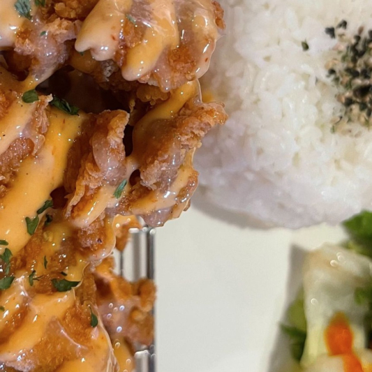 Fried Chicken Rice Bowl